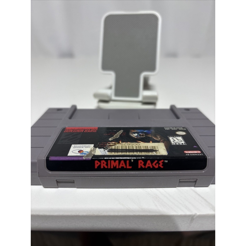 Primal Rage Super Nintendo Entertainment System‎ 1995 SNES Tested - Picture 5 of 10